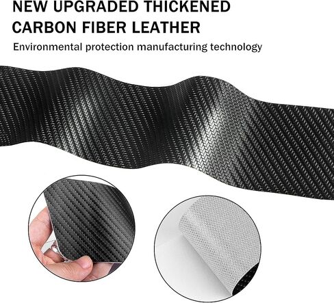 5 قطع ملصقات تزيين لعتبة الباب لسيارة دودج تشارجر تشالنجر دورانجو رحلة عالمية تناسب جميع سيارات دودج من الألياف الجلدية لحماية عتبة الباب (زخرفة حمراء) in Kuwait