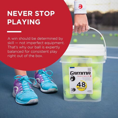 صندوق كرات التنس بدون ضغط من GAMMA Sports، كرات التنس السائبة، ملحقات التنس الممتازة، 18، 36، 48، 75 حزمة، ممارسة التنس، تدريب التنس، ألعاب الحيوانات الأليفة، كرة الكلب، المدرب، اللعب الداخلي والخارجي in Saudi Arabia