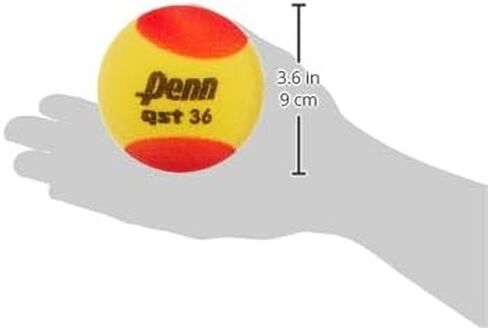 كرات تنس Penn QST 36 - كرات تنس حمراء رغوية للشباب للمبتدئين in Saudi Arabia