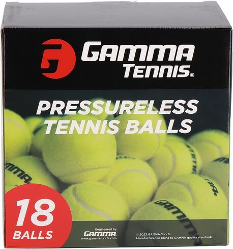 صندوق كرات التنس بدون ضغط من GAMMA Sports، كرات التنس السائبة، ملحقات التنس الممتازة، 18، 36، 48، 75 حزمة، ممارسة التنس، تدريب التنس، ألعاب الحيوانات الأليفة، كرة الكلب، المدرب، اللعب الداخلي والخارجي in Saudi Arabia