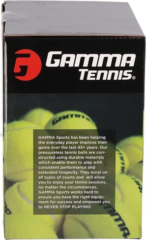 صندوق كرات التنس بدون ضغط من GAMMA Sports، كرات التنس السائبة، ملحقات التنس الممتازة، 18، 36، 48، 75 حزمة، ممارسة التنس، تدريب التنس، ألعاب الحيوانات الأليفة، كرة الكلب، المدرب، اللعب الداخلي والخارجي in Saudi Arabia
