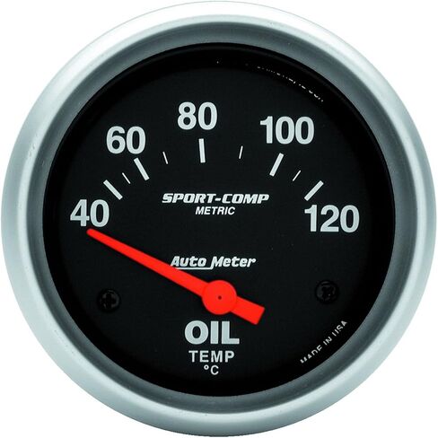 Auto Meter 3542-M Sport-Comp Electric Metric Oil Temperature Gauge,2.625 in. in Saudi Arabia