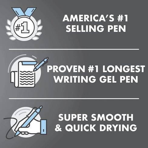 Pilot, G2 Premium Gel Roller Pens, Ultra Fine Point 0.38 mm, Pack of 4, Black in Kuwait