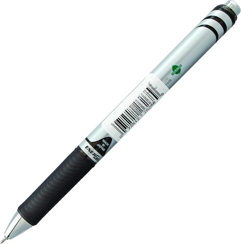 Pentel EnerGel RTX Retractable Liquid Gel Pen, (0.5mm), Fine Line, Metal Tip, Assorted Ink Colors, Pack of 5 (BLN75BP5M) in Saudi Arabia