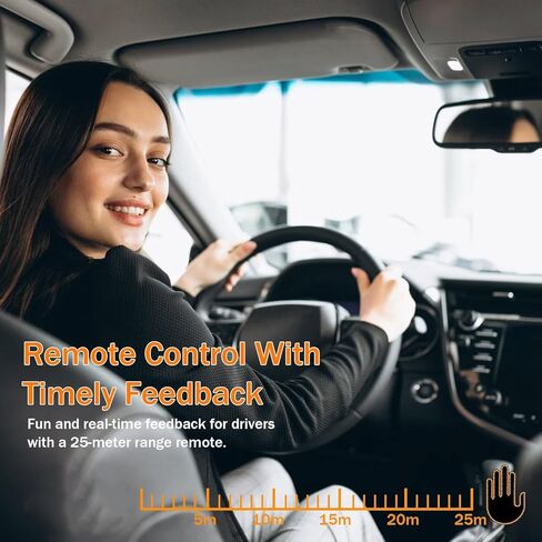 Hiseanllo ضوء لفتة اليد للسيارة مع جهاز التحكم عن بعد، ضوء إصبع السيارة LED علامة نافذة خلفية مضحكة، علامة LED لغضب الطريق للسيارة، ملحقات السيارة للرجال in Kuwait