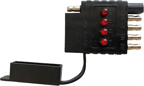 جهاز اختبار أسلاك المقطورة ذو 7 اتجاهات من MAXXHAUL 50155، أسود in Saudi Arabia