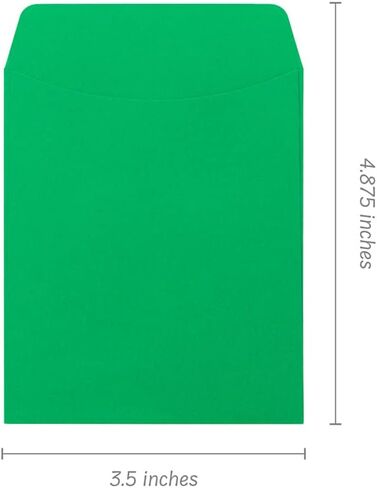 Hygloss Products Library Card Pockets - Perfect for Classroom, Arts & Crafts & Much More - Non-Adhesive - 3.5" x 5" - 3 Each of 10 Bright Colors - Pack of 30 Pockets in Saudi Arabia