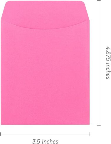 Hygloss Products Library Card Pockets - Perfect for Classroom, Arts & Crafts & Much More - Non-Adhesive - 3.5" x 5" - 3 Each of 10 Bright Colors - Pack of 30 Pockets in Saudi Arabia