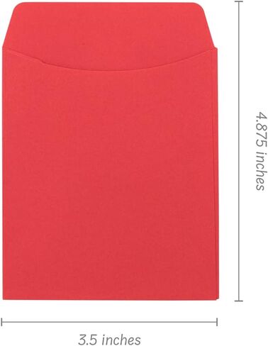 Hygloss Products Library Card Pockets - Perfect for Classroom, Arts & Crafts & Much More - Non-Adhesive - 3.5" x 5" - 3 Each of 10 Bright Colors - Pack of 30 Pockets in Saudi Arabia