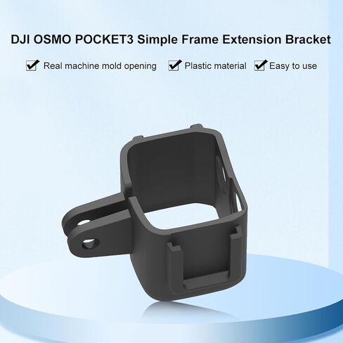 PULUZ Sports Camera Accessories Multifunction Expansion Adapter for DJI OSMO Pocket 3 Mount Adapter Frame Expansion Bracket with 1/4 inch Hole in Saudi Arabia