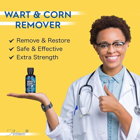 Fast Acting Liquid Wart Remover, Plantar Wart Remover, Corn Removers for Feet, Salicylic Acid Wart Removal, Corn Removers for Feet Extra Strength in Saudi Arabia