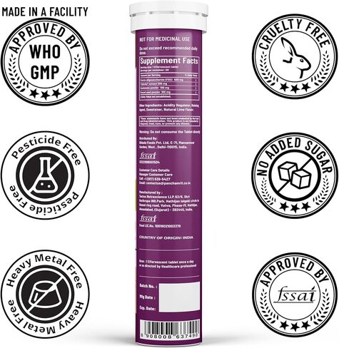 Triphala Effervescent | Relieves Constipation, Colon Cleanse, Improves Digestive Health & Manage Weight | with Ayurvedic Herbs, Triphala &Saunf along with Prebiotics|20 Tablets (Pack of 2) in Saudi Arabia