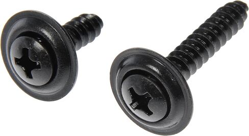 Dorman 961-205 Trim Screw - Black - No. 8 x 5/8 In., 1 In., 10 Pack Universal Fit in Saudi Arabia