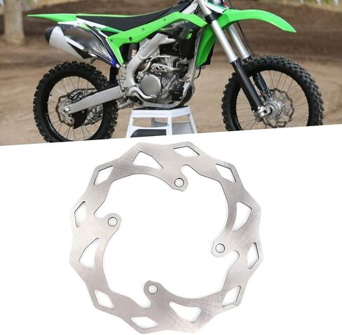 قرص فرامل خلفي من Qiilu، قرص فرامل خلفي من سبائك الألومنيوم مناسب لدراجات Kawasaki KX125 KX250 KLX450R KX450F in Kuwait