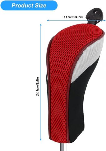 أغطية رأس نادي الجولف رقم واحد لسيارة Fairway Woods Driver Hybrids، مجموعة أغطية رأس شبكية لنادي الجولف مكونة من 4 قطع مع رقم قابل للتبديل. علامات 3 4 5 6 7 X in Kuwait