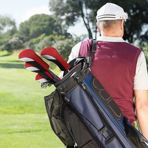 أغطية رأس نادي الجولف رقم واحد لسيارة Fairway Woods Driver Hybrids، مجموعة أغطية رأس شبكية لنادي الجولف مكونة من 4 قطع مع رقم قابل للتبديل. علامات 3 4 5 6 7 X in Kuwait