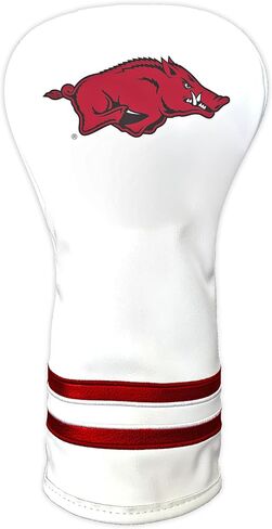 Team Golf NCAA White Vintage Driver Golf Club Headcover, Form Fitting Design, Retro Design & Superb Quality in Saudi Arabia