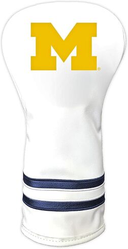 Team Golf NCAA White Vintage Driver Golf Club Headcover, Form Fitting Design, Retro Design & Superb Quality in Saudi Arabia