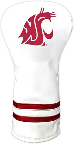 Team Golf NCAA White Vintage Driver Golf Club Headcover, Form Fitting Design, Retro Design & Superb Quality in Saudi Arabia