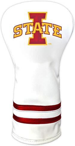 Team Golf NCAA White Vintage Driver Golf Club Headcover, Form Fitting Design, Retro Design & Superb Quality in Saudi Arabia
