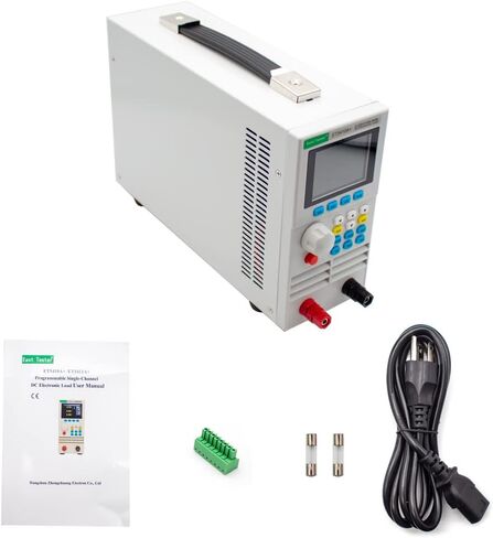 ET5420A + جهاز قياس حمل تيار مستمر ثنائي القناة قابل للبرمجة 200 وات * 2 تيار مستمر جهاز اختبار تحميل البطارية الإلكتروني جهاز اختبار تيار مستمر 0-150 فولت 0-40 أمبير (ET5420A+، USB) in Kuwait
