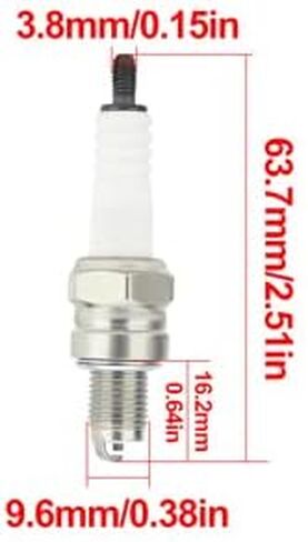 Tvent A7TC شرارة التوصيل لGY6 50cc 70cc 90cc 110cc 125cc 150cc ATV الدراجات الترابية الذهاب كارت الدراجة رباعية (حزمة من 4) in Kuwait