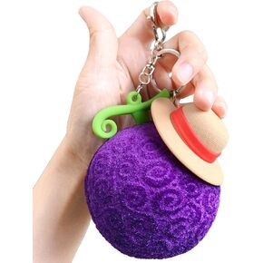 Giliger One Piece Anime Plush Brook keychain One Piece Keychains For Backpack Car Key Chain Anime Merchandise Fans Birthday Christmas Gift