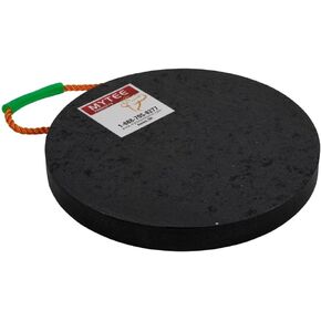 Mytee Products (4 Pack) Round Outrigger Pad 15" Diameter, 1.5" Thick, 50,000 lbs WLL, RV Pads, Lightweight, Stackable, Waterproof, Unbreakable, Ergonomic Handle