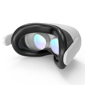 IKWOLETI Silicone Face Cover for Meta Quest 3S - Sweatproof, Comfortable, Lightblocking Design for Enhanced VR Experience, NOT Compatible with Quest 3