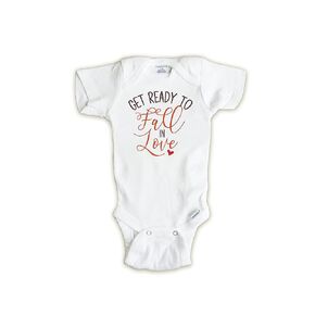 Get Ready To Fall In Love Baby Announcement, Fall Pregnancy Reveal, Thanksgiving onesie (0 to 3 months)