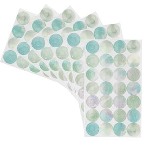 PATIKIL Self-Adhesive Hole Reinforcement Stickers, 560pcs Loose-Leaf Paper Binder Hole Protector Labels for Repair Strengthen Punch Holes, Starry Blue