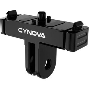 CYNOVA Magnetic Latch Mount for Go Pro Hero 13 Black for Go Pro Hero 13 Accessories, Metal Quick Swap Mount Adapter Compatible with All Go Pro Mounts, Easy Attach and Release with Dual-Latch Design