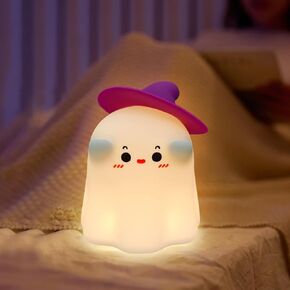 Nursery Night Light for Baby, Cute Silicone Light Up, 3 Level Dimmable LED Night Light, USB Rechargeable Bedside Nightlight, Touch Lamp for Breastfeeding Toddler Baby Kids Adults Elders