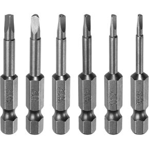 HARFINGTON 6pcs TA1.8-TA3 Triangle Screwdriver Bit 1/4" Hex Shank 2" Length Magnetic Tri-angle Screw Driver Power Tool