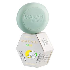 MAKARI Baby Soap 2 Pack (5.4oz) | Moisturizing Daily Bar Soap for Delicate Skin | Mild Cleansing Children’s Bath Bar With Shea Butter and Non-Irritating Botanical Ingredients