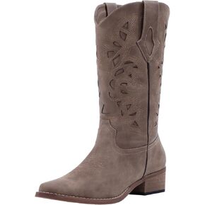 SheSole Women's Cowboy Boots Wide Calf Cowgirl Boots Ladies Fashion Western Boots