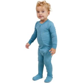 Lark Baby & Toddler Convertible Zip Footie Pajamas | Bamboo Viscose + Cotton