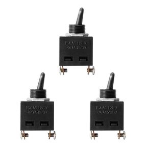 3 Pack Angle Grinder Switch Replacement Trigger SPST Toggle ON Off Push Button STE115A12 2PIN 15AAC125V for Electric Power Tools Angle Grinders 9523NB 651403-7 651433-8 9524NB 9527NB 9528N