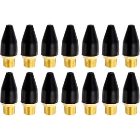 HARFINGTON 12pcs Air Nozzle Tip 1/8" Rubber Blow Gun Tip for Air Blow Guns Tool Parts & Accessories, Black
