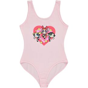 Ladies Powerpuff Girls Bodysuit - Powerpuff Girls Shapewear - Buttercup, Blosson, Bubble & Mojo JoJo Girls Tank Top Bodysuit