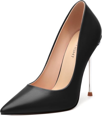 AMBELIGHT High Heels Pumps for Women Stiletto Pointed Closed Toe Slip on Sexy Classic Elegant Dressy Shoes in Saudi Arabia