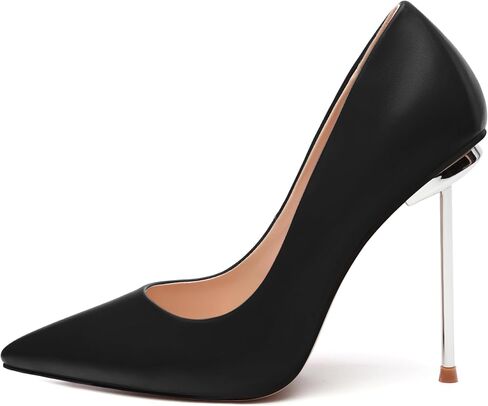 AMBELIGHT High Heels Pumps for Women Stiletto Pointed Closed Toe Slip on Sexy Classic Elegant Dressy Shoes in Saudi Arabia