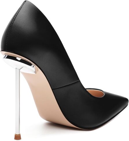 AMBELIGHT High Heels Pumps for Women Stiletto Pointed Closed Toe Slip on Sexy Classic Elegant Dressy Shoes in Saudi Arabia