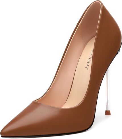 AMBELIGHT High Heels Pumps for Women Stiletto Pointed Closed Toe Slip on Sexy Classic Elegant Dressy Shoes in Saudi Arabia