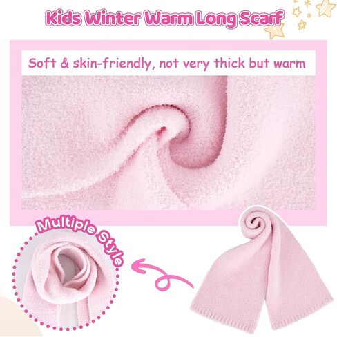 Toddler Kids Winter Hats Mittens Gloves Scarf Warm Ear Flaps Baby Beanie for 0-6 12 Months 1 2 3 4 Year Old Girls Boys Gifts in Saudi Arabia