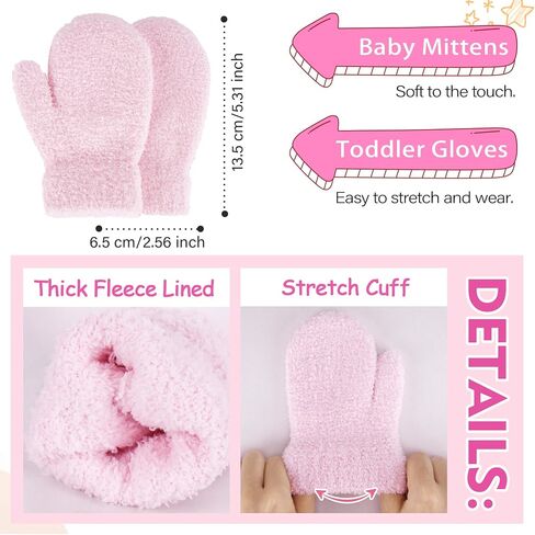 Toddler Kids Winter Hats Mittens Gloves Scarf Warm Ear Flaps Baby Beanie for 0-6 12 Months 1 2 3 4 Year Old Girls Boys Gifts in Saudi Arabia