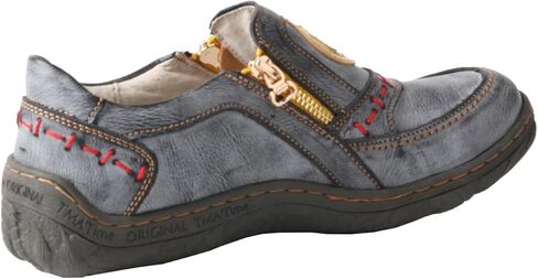 TMA EYES Women's Non-Slip Leather Casual Slip On Comfort Walking Flat Shoes in Kuwait