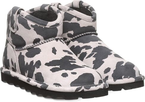 BEARPAW Margot Women's Cow Print Suede Boots - 3052W in Saudi Arabia