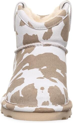 BEARPAW Margot Women's Cow Print Suede Boots - 3052W in Saudi Arabia