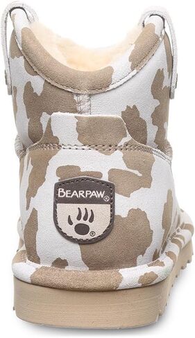 BEARPAW Margot Women's Cow Print Suede Boots - 3052W in Saudi Arabia